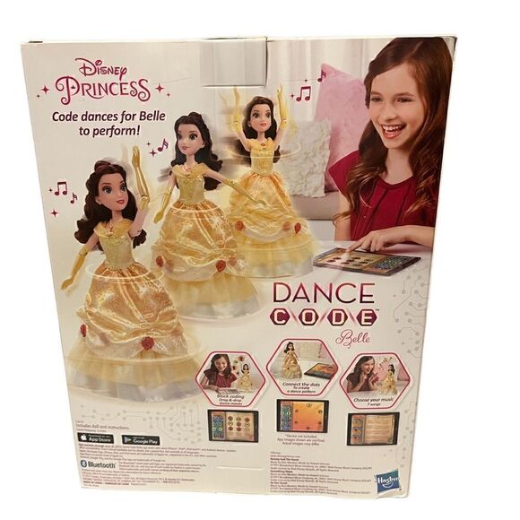 Disney Hasbro Beauty & the Beast Dance Code Belle NIB - Picture 3 of 7